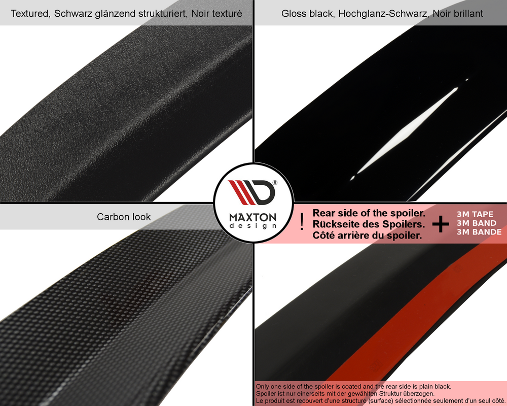 Spoiler CAP für Mercedes-Benz SLK R172 schwarz Hochglanz