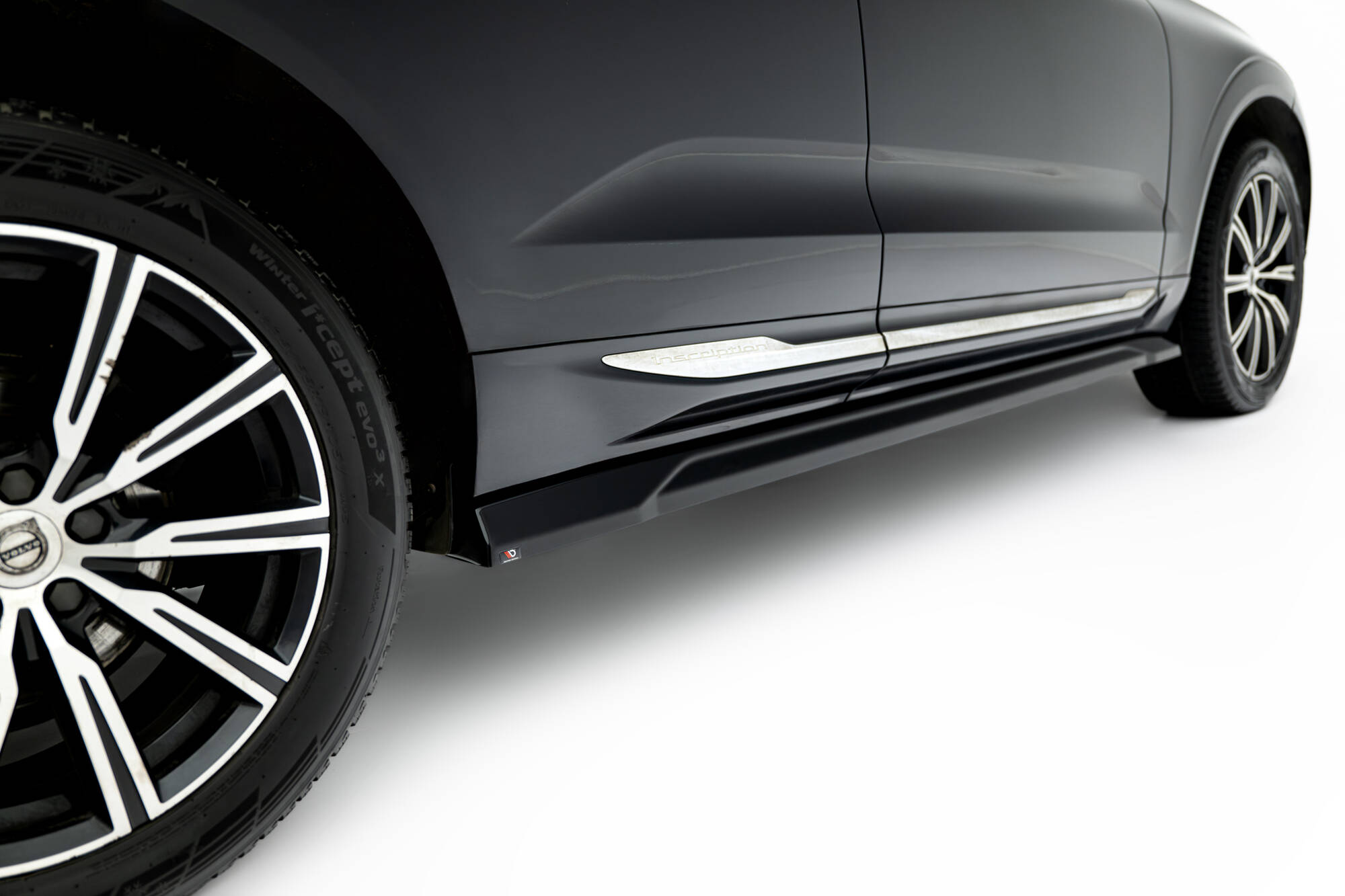 Street+ Seitenschweller Leisten passend für Volvo XC60 Mk2 schwarz Hochglanz