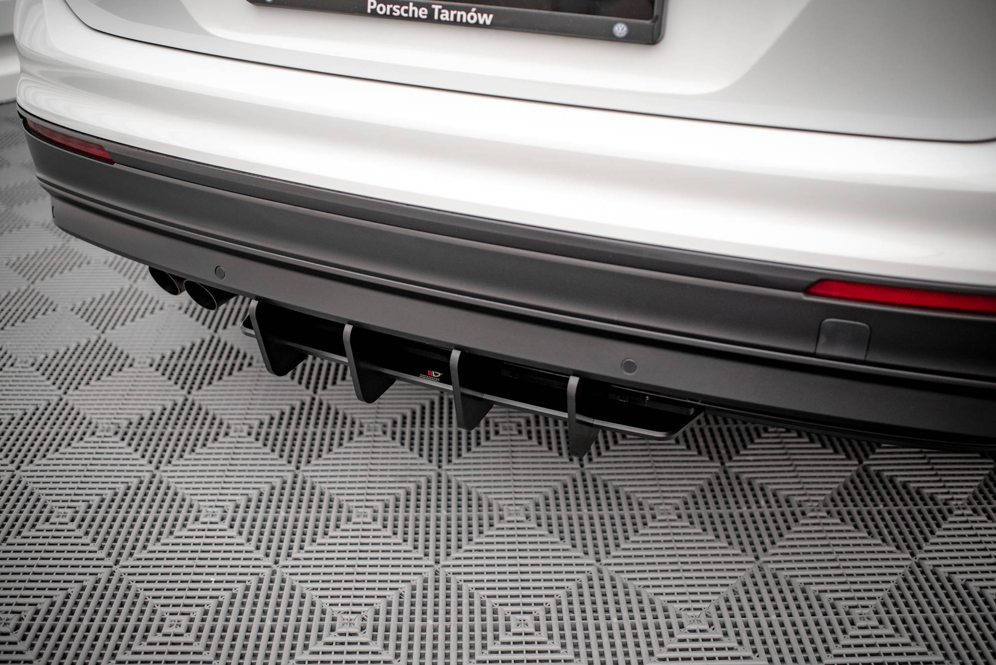 Street Pro Heckschürze Heck Ansatz Diffusor passend für VW Tiguan Mk2