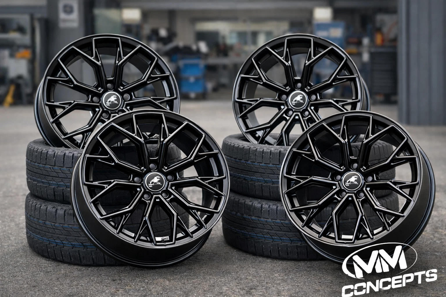 18 Zoll Damina DM18 Felgen für Audi A3 S3 8P 8V GY S-Line RS VW Golf 5 6 7 8 GTI