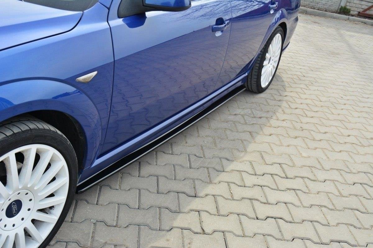 Street+ Seitenschweller Leisten passend für Ford Mondeo Mk3 ST220 schwarz Hochglanz