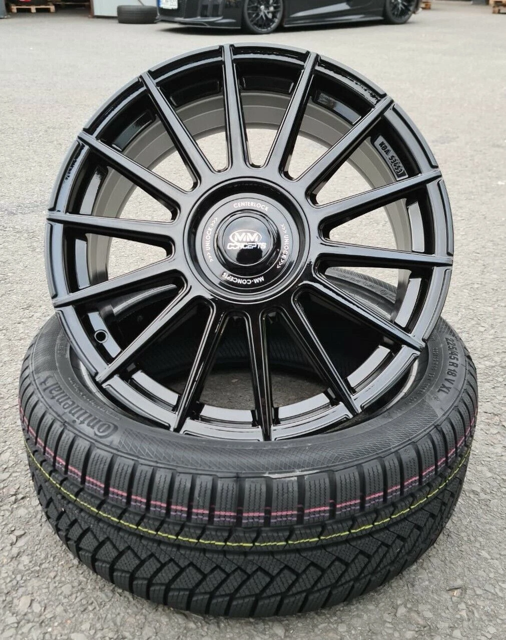 18 zoll MM04 Felgen 5x114,3 Schwarz für Fiat Sedici Lexus ES GS IS RC SC UX