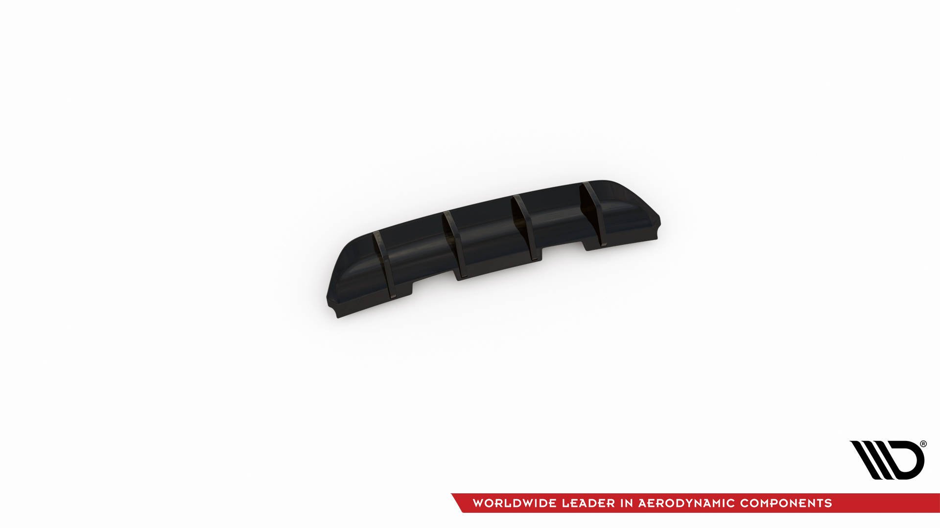 Street+ Heck Ansatz Diffusor passend für Ford Escape Mk3 schwarz Hochglanz