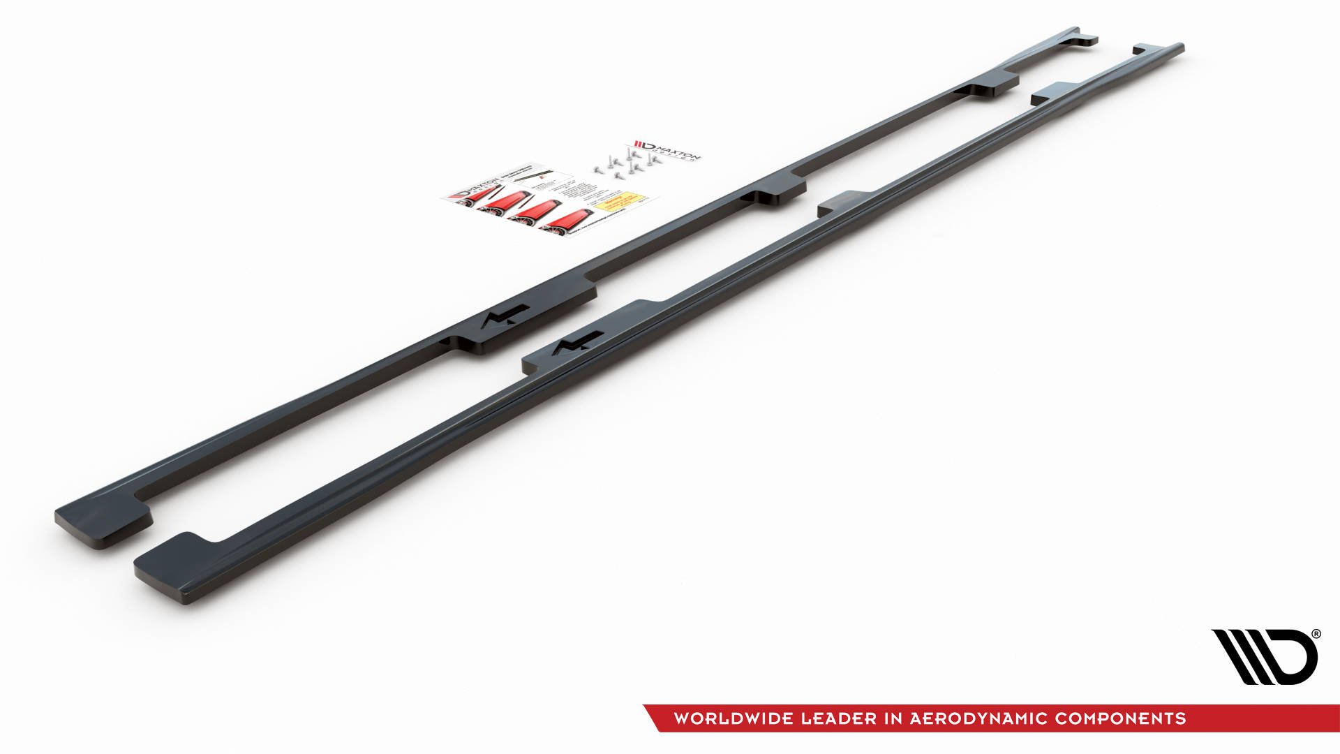 Seitenschweller Ansatz für Lexus LS Long Wheelbase Mk4 Facelift schwarz Hochglanz
