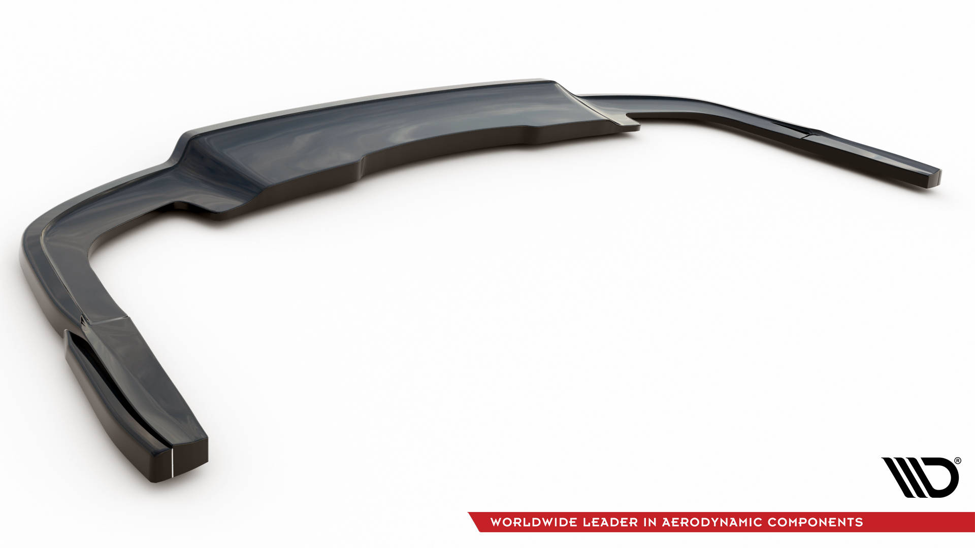 Street+ Mittlerer Diffusor RACE Heck Ansatz passend für Audi A5 S-Line F5 FL schwarz Hochglanz
