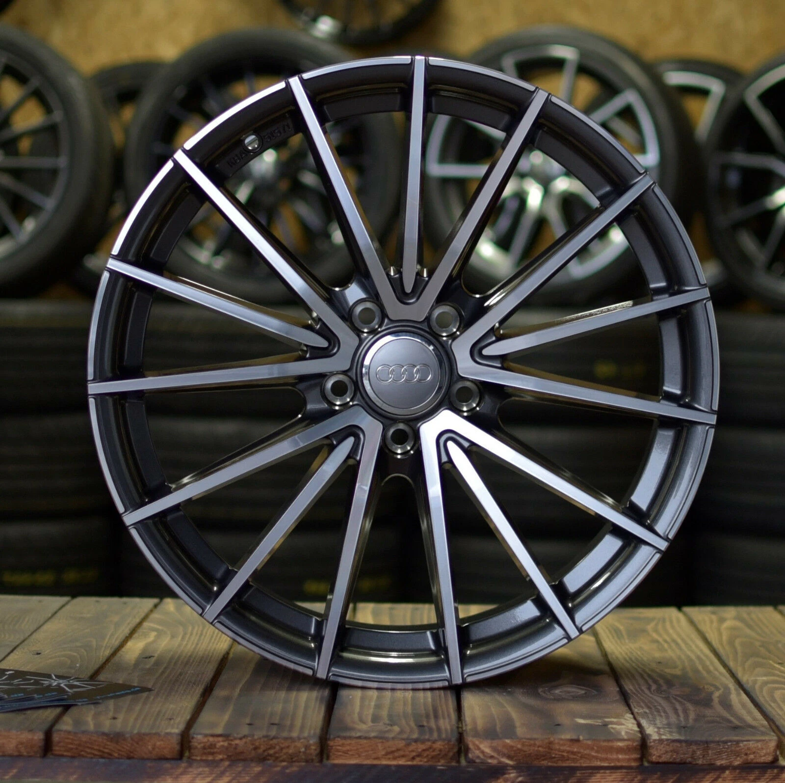 19 Zoll V2 Alu Felgen für VW Passat Variant Tiguan Touran AMG S3 RS GTI R32 Q3