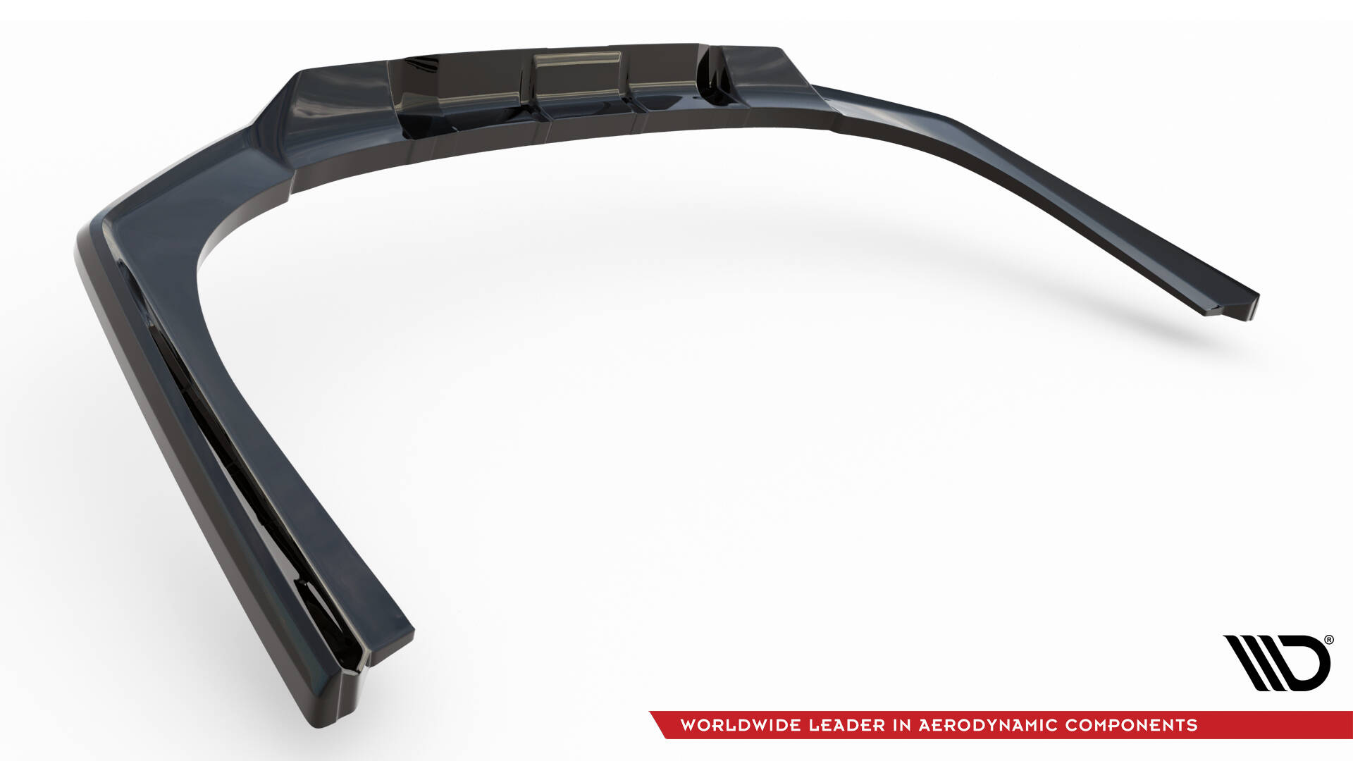 Street+ Mittlerer Diffusor RACE Heck Ansatz passend für BMW 7 M-Paket G70 schwarz Hochglanz