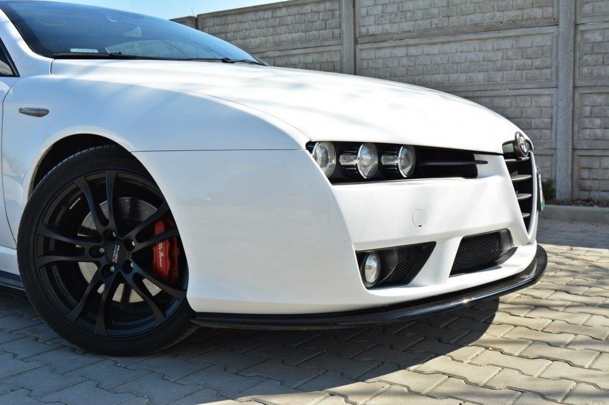 Street+ Spoilerlippe Front Ansatz passend für Alfa Romeo Brera schwarz Hochglanz