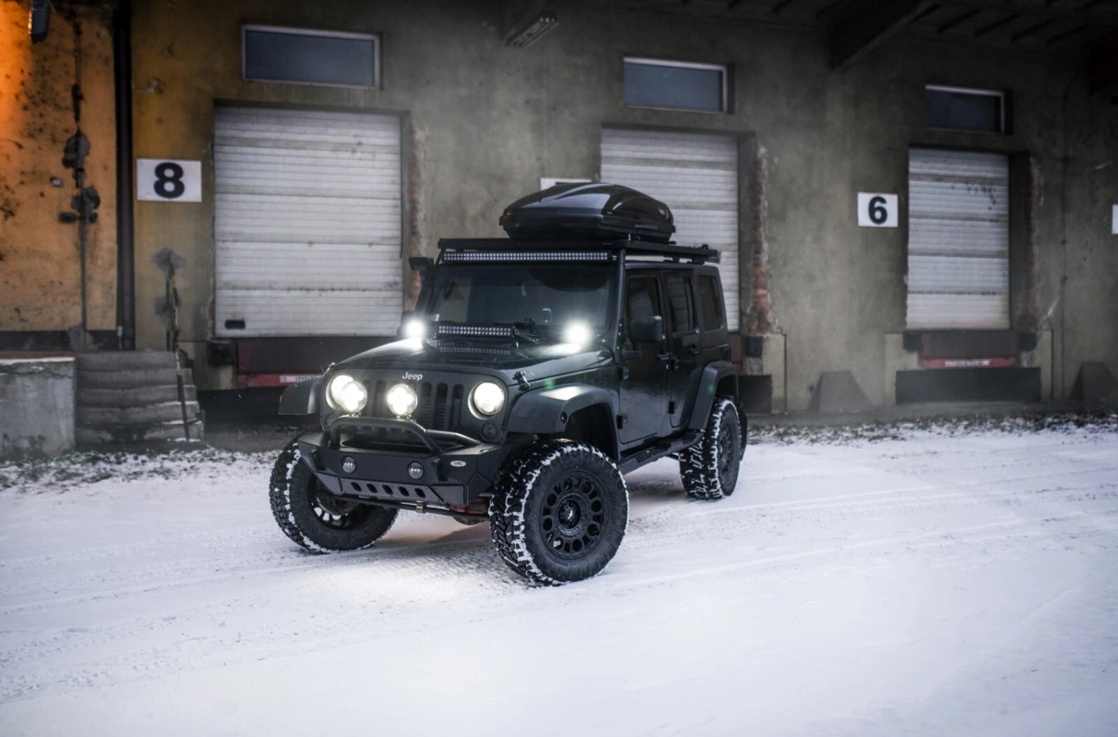 18 Zoll Japan Racing JRX10 Alu Felgen für Jeep Wrangler Schwarz Matt 9x18 et15