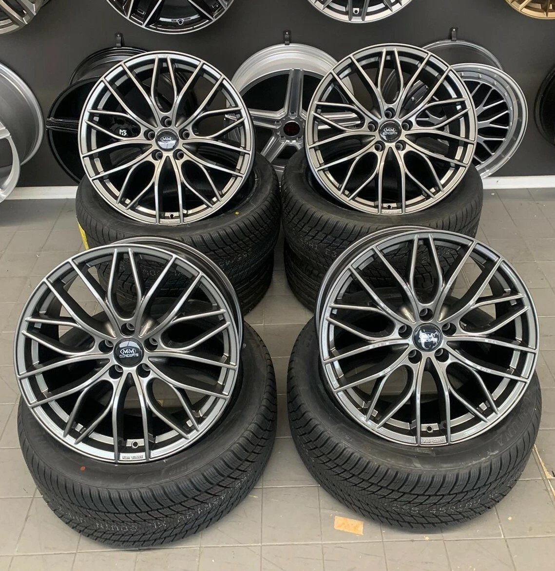 19 Zoll MM01 Felgen für VW Golf 5 6 7 GTI R32 GTE GTD Performance Clubsport RS