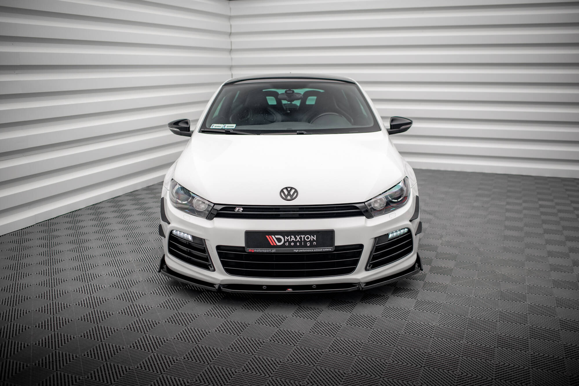 Street+ Spoilerlippe Front Ansatz V.3 + Flaps passend für VW Scirocco R Mk3