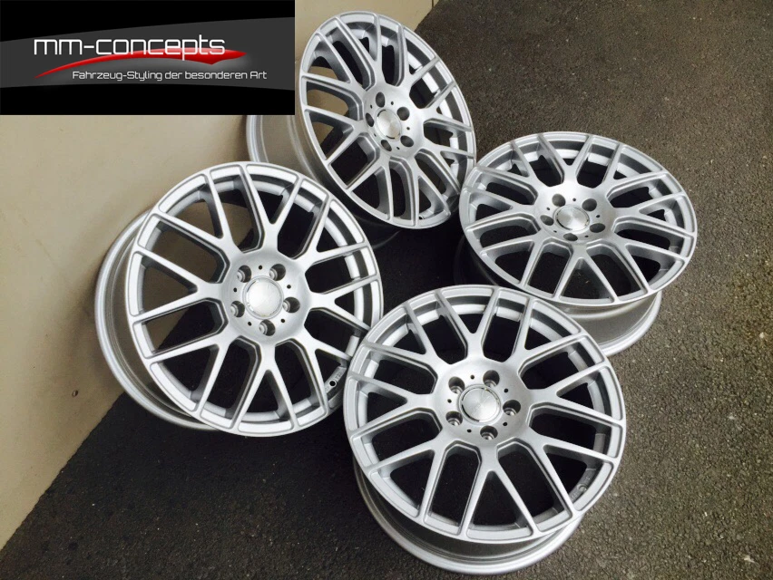 18 Zoll WH26 Felgen Silber Audi A4 A5 A6 A7 A8 TT S4 S5 VW Passat CC Touran R