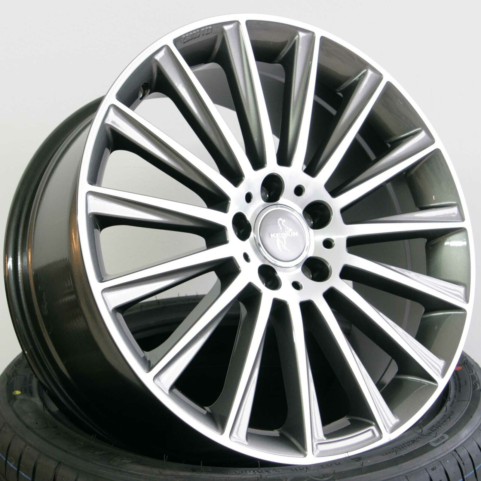 22 Zoll KT18 Alu Felgen für Mercedes GL GLE GLS ML R Klasse W166 W164 R 63 AMG