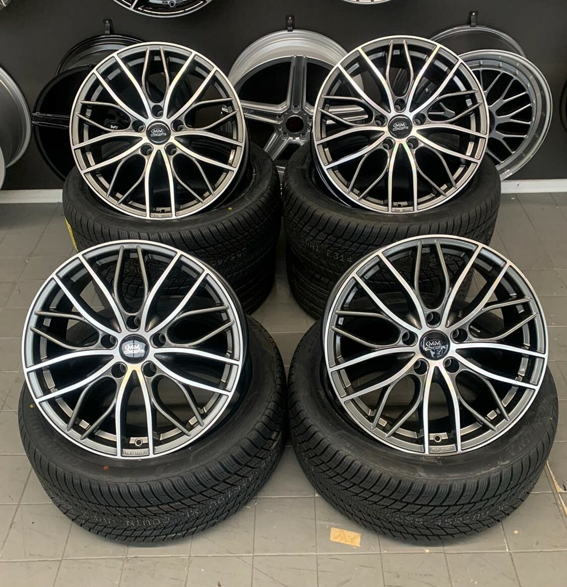 19 Zoll MM01 Felgen für Audi A5 S5 RS5 A6 S6 A4 S4 RS4 A7 S7 A8 Q5 SQ5 Q7 S8 Q3