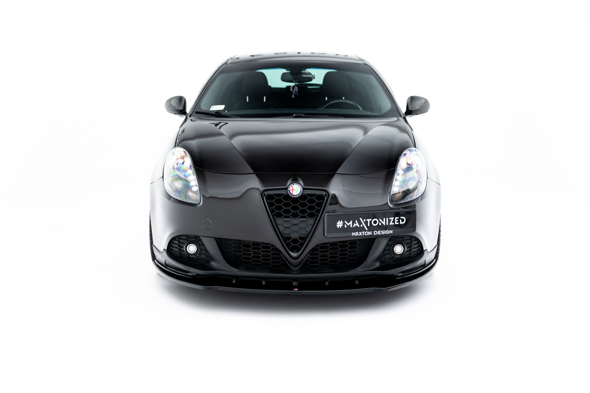 Street+ Spoilerlippe Front Ansatz passend für Alfa Romeo Giulietta Zender schwarz Hochglanz