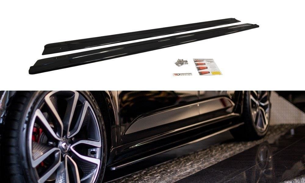 Street+ Seitenschweller Leisten passend für Renault Talisman schwarz Hochglanz