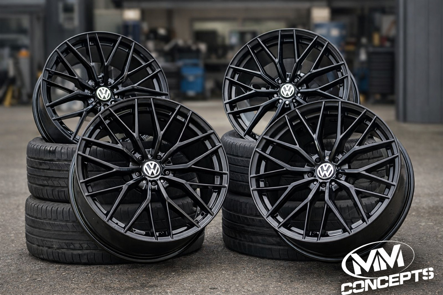 20 Zoll DM08 Felgen für VW ID4 ID5 ID7 Pro GTX Pure Scirocco Tiguan R R-Line