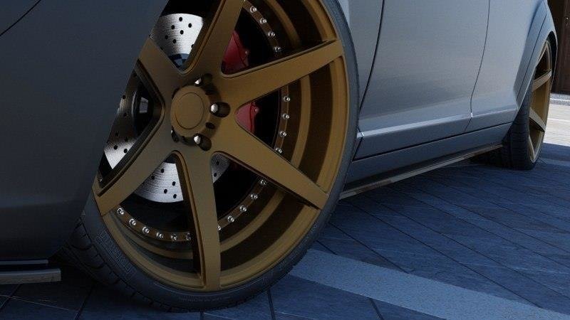 Street+ Seitenschweller Leisten passend für Mercedes S-Klasse W221 LONG schwarz Hochglanz
