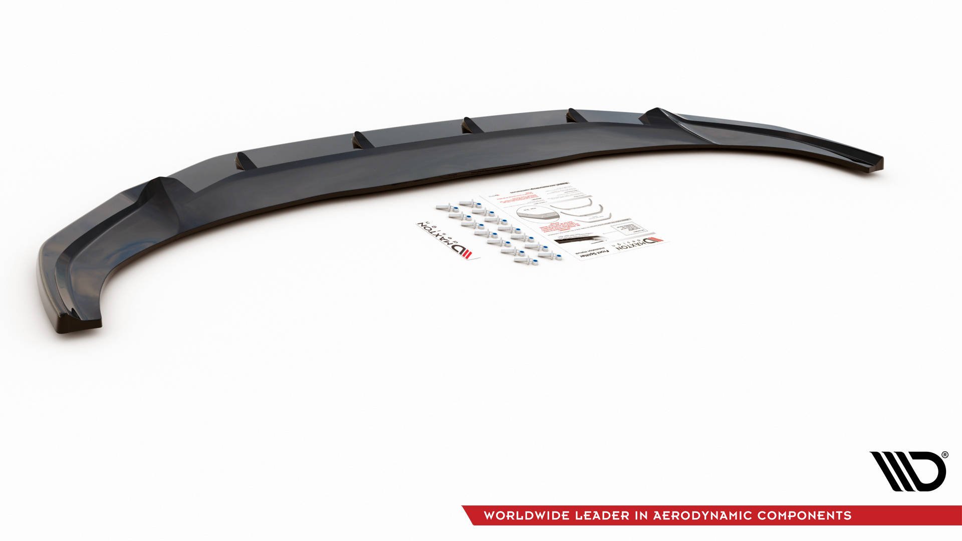 Street+ Spoilerlippe Front Ansatz V.2 passend für Audi Q3 Sportback S-Line Carbon Look