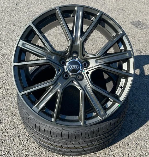 20 Zoll Wheelworld WH34 Alu Felgen 9x20 et21 5x112 grau für SQ7 SQ8 S5