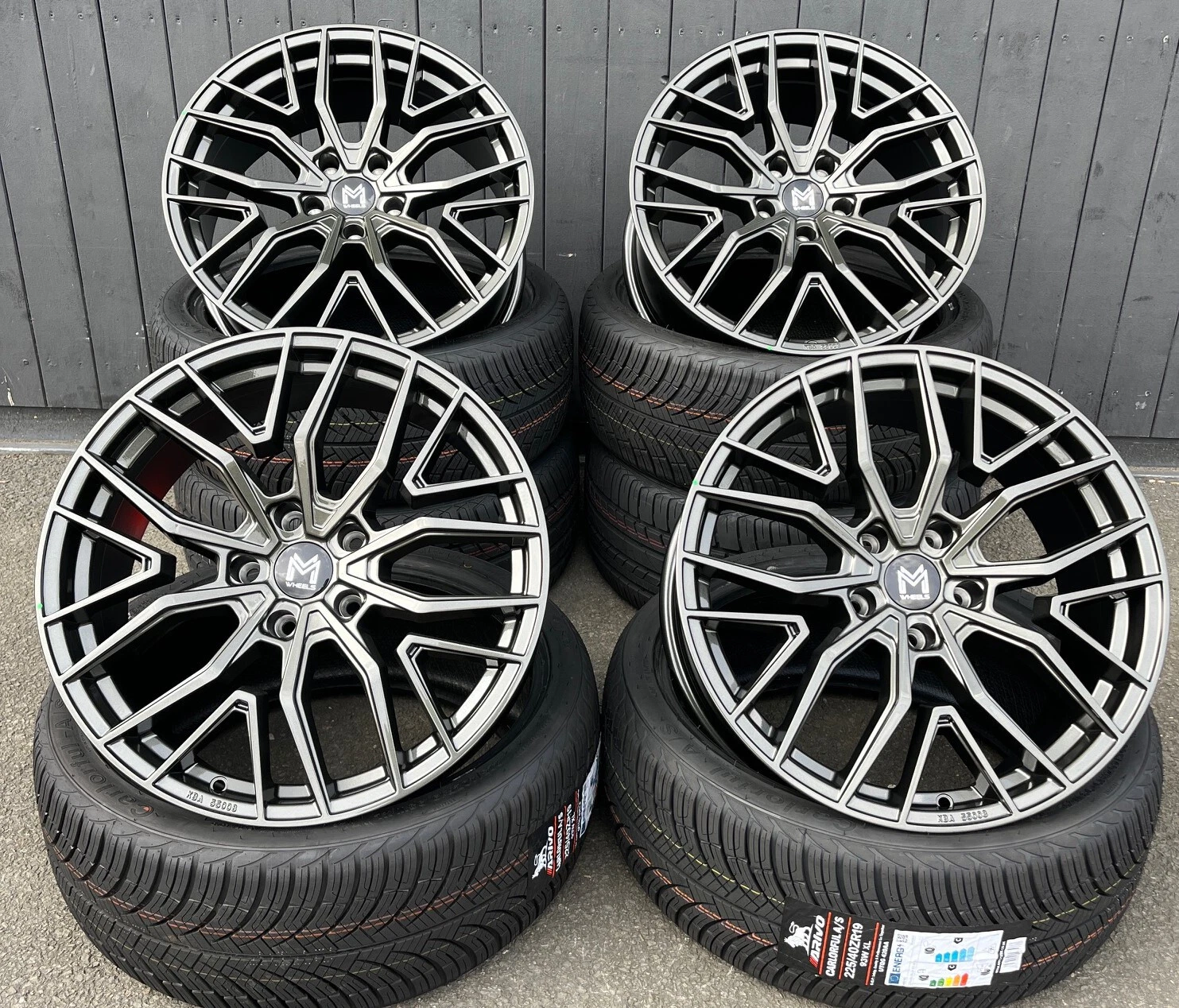 19 Zoll MM09 Alu Felgen Grau für BMW X1 X3 X4 Z4 F25 F26 E83 E84 M Paket M235i