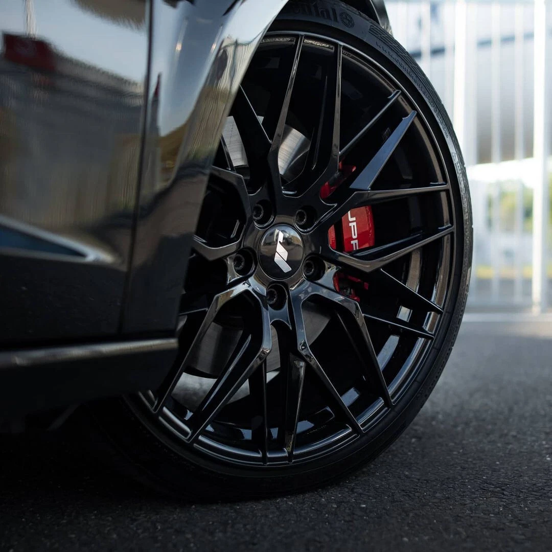19 zoll JR28 Felgen für Tesla Model 3 8,5x19 et40 5x114,3 Schwarz Glanz Flow