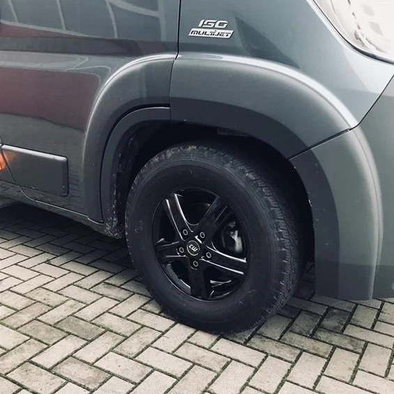 16 Zoll CWD Borbet Alu Felgen für Citroen Jumper Bus Van Wohnmobil Camper 5x130