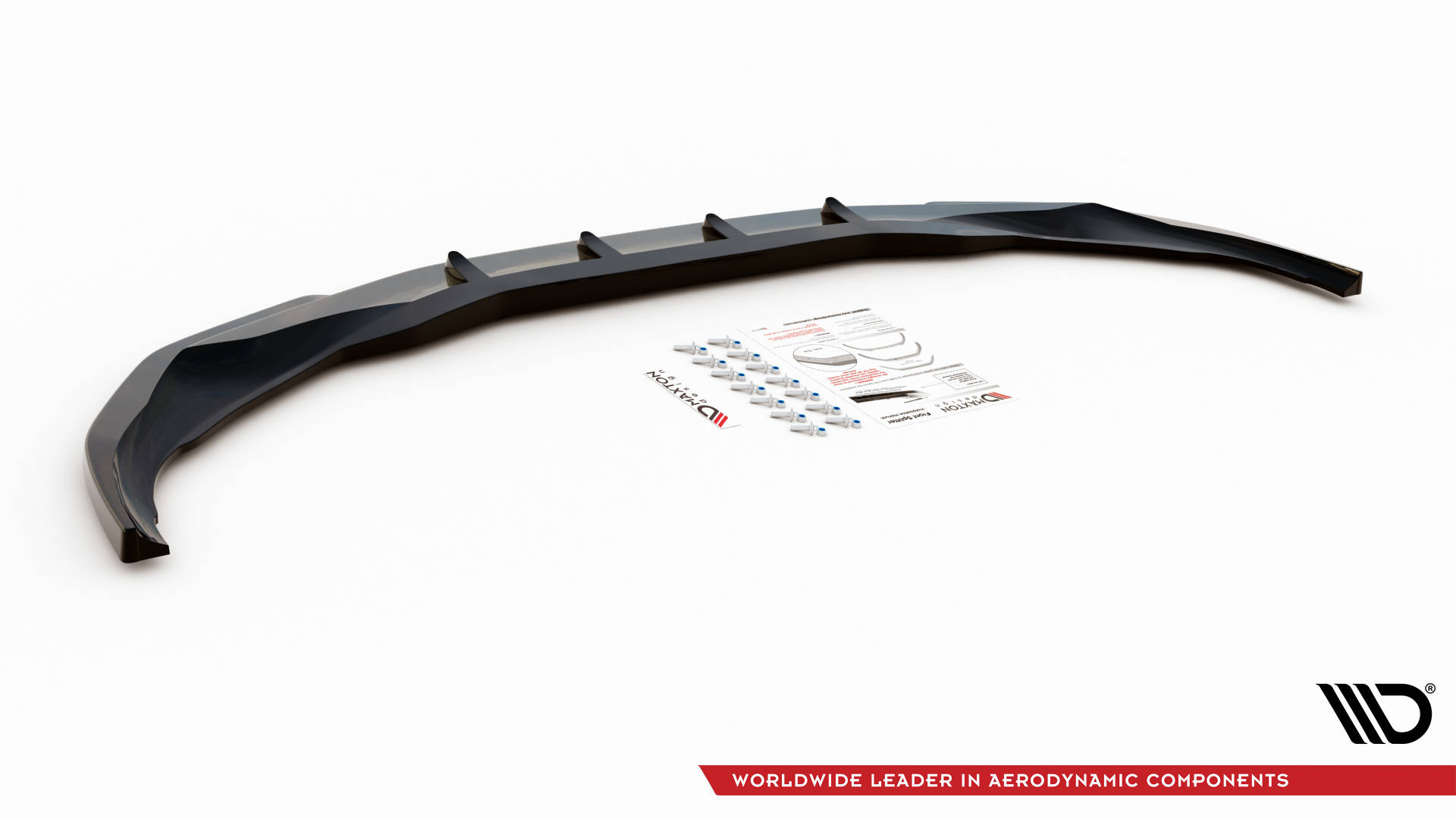 Street+ Spoilerlippe Front Ansatz V.1 passend für BMW 7 M-Paket G11 / G12 FL schwarz Hochglanz