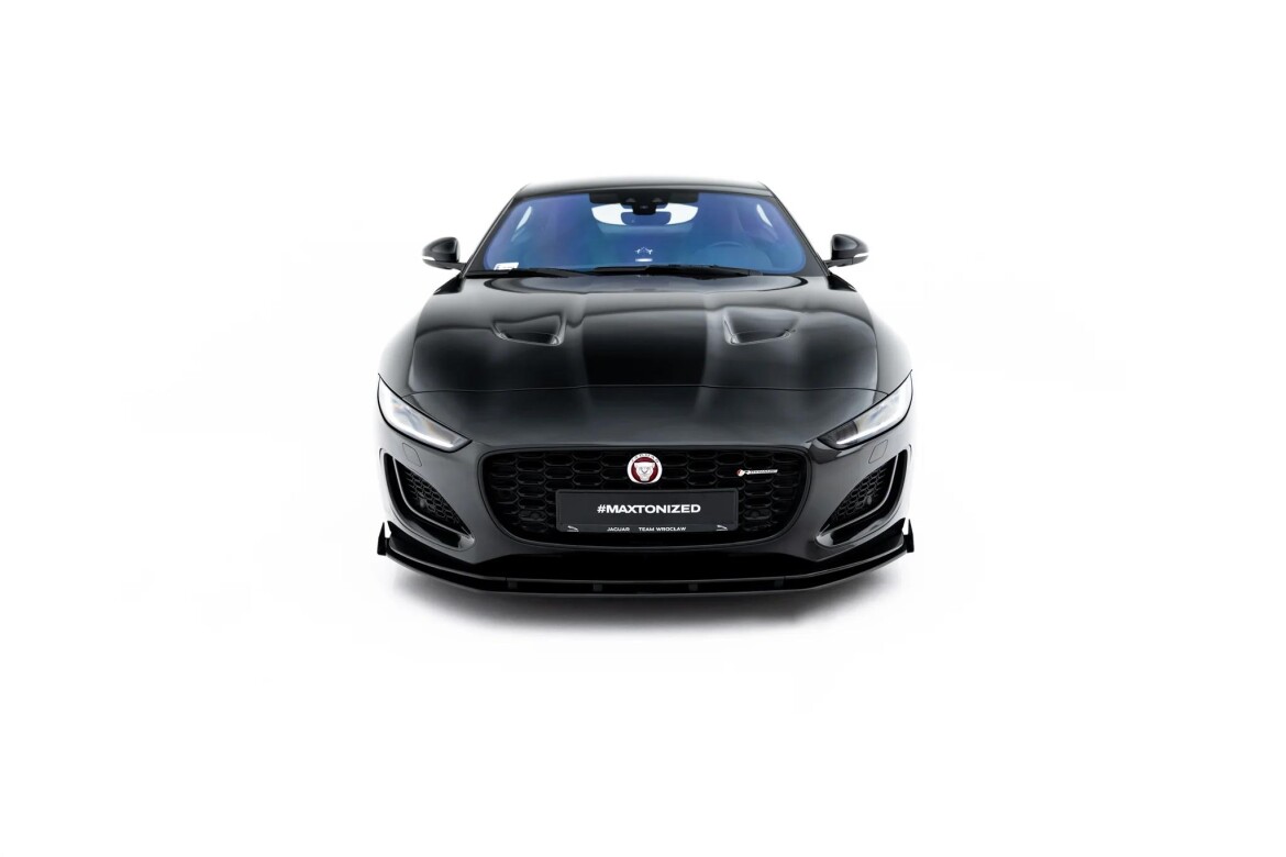 Front Stoßstange Flaps passend für Flaps Jaguar F-Type X152 Facelift 2 schwarz Hochglanz