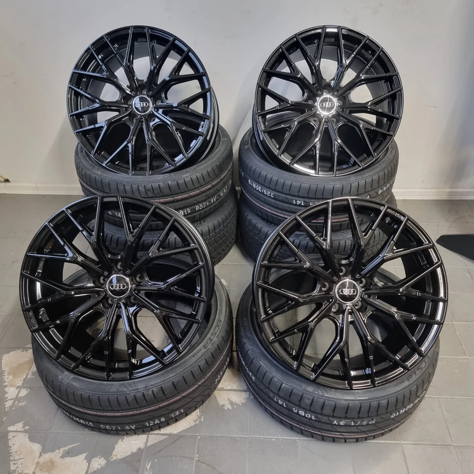 18 Zoll WH37 Alu Felgen für Skoda Superb Yeti VW Arteon R-Line Beetle ID4 Passat