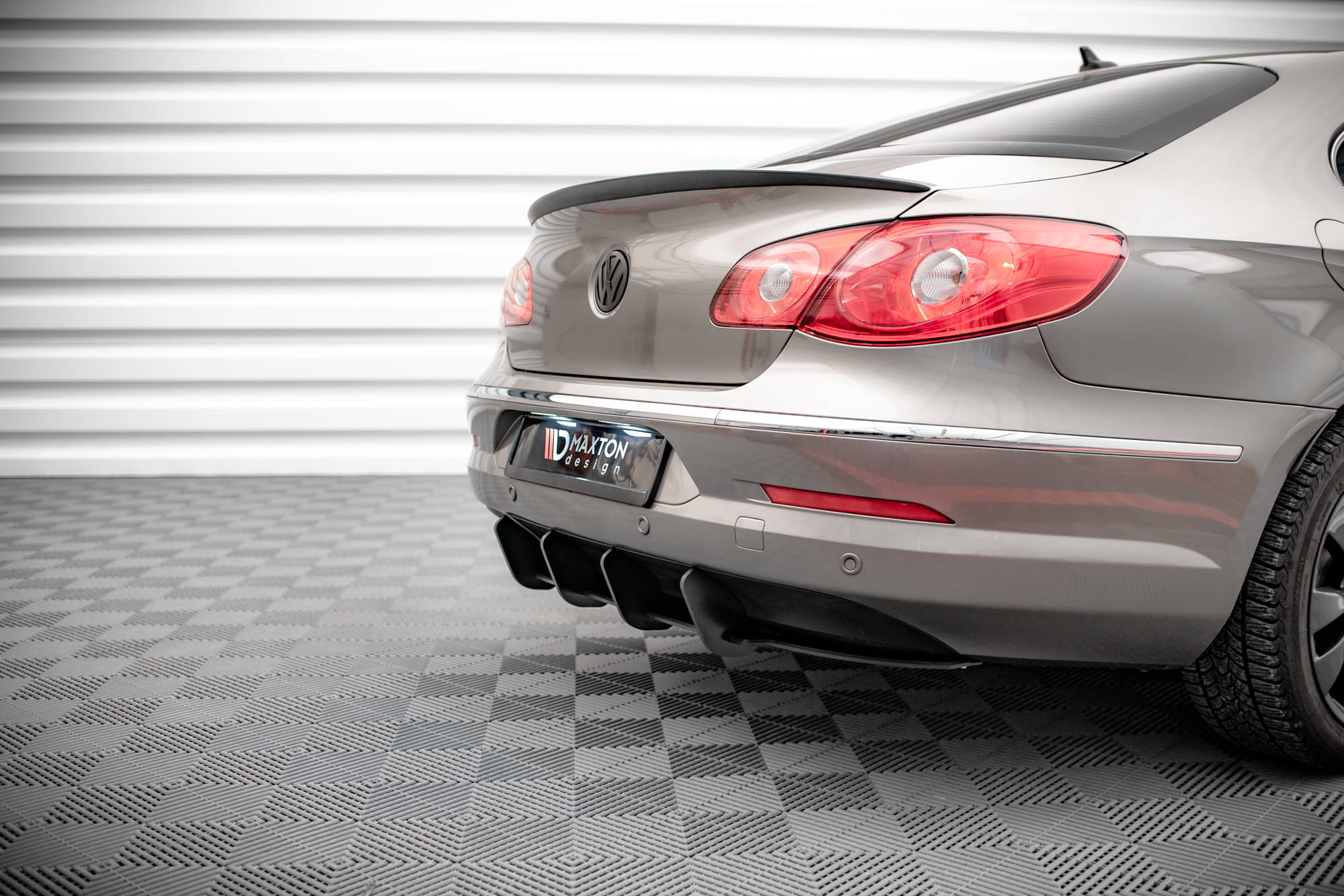 Street Pro Heckschürze Heck Ansatz Diffusor passend für VW Passat CC