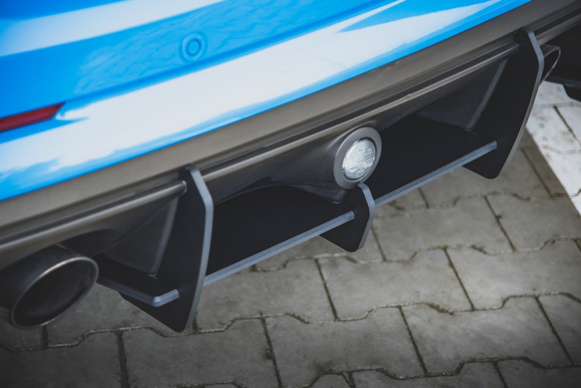Street Pro Heckschürze Heck Ansatz Diffusor V.1 passend für Ford Focus RS Mk3