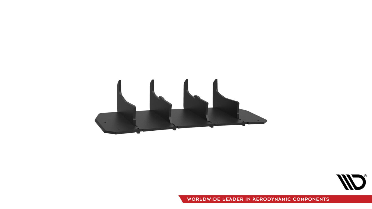 Heckansatz Diffusor passend für CUPRA Formentor Mk1 roter Kern