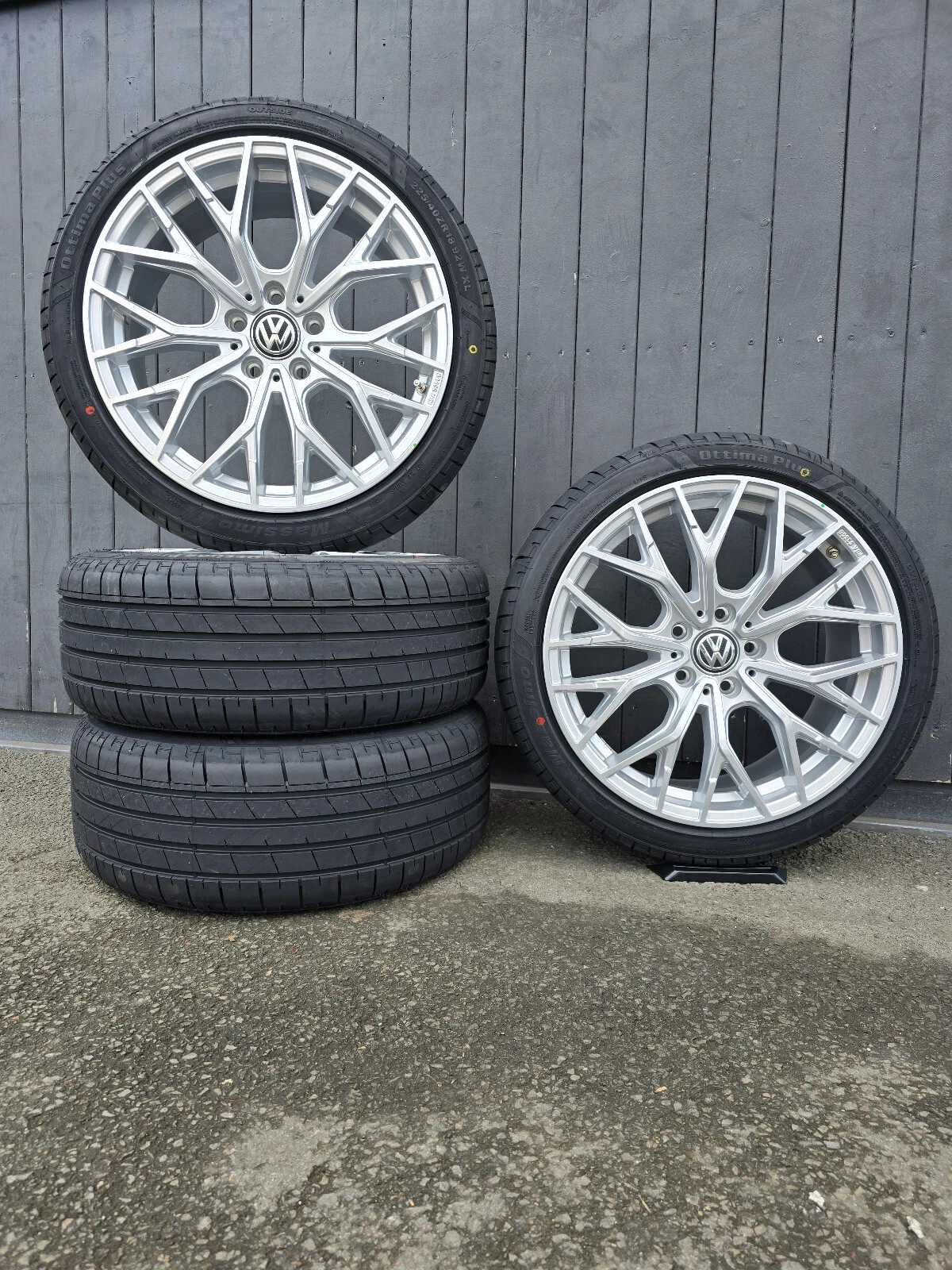 18 Zoll WH37 Alu Felgen für VW Passat 3C B6 B7 B8 Variant GTE Limo R Rline R36