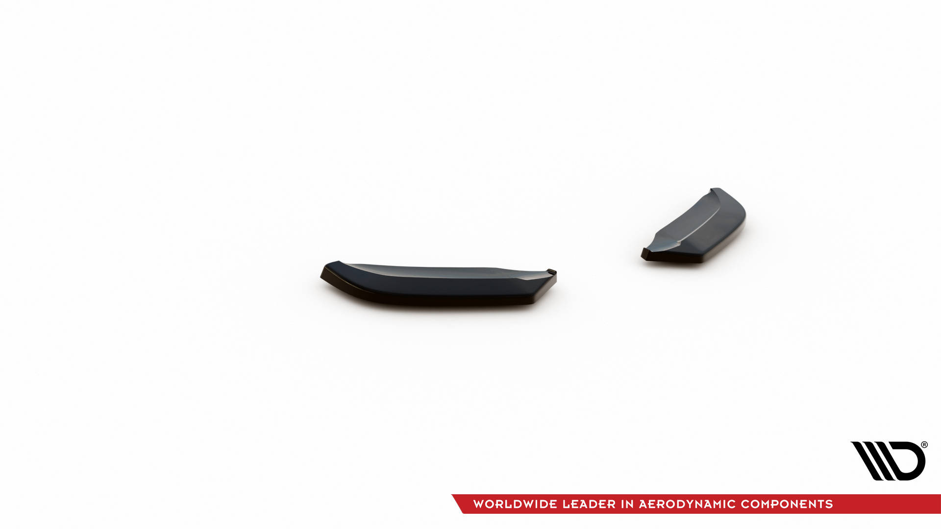 Street+ Heck Ansatz Flaps passend für VW Scirocco Mk3 schwarz Hochglanz
