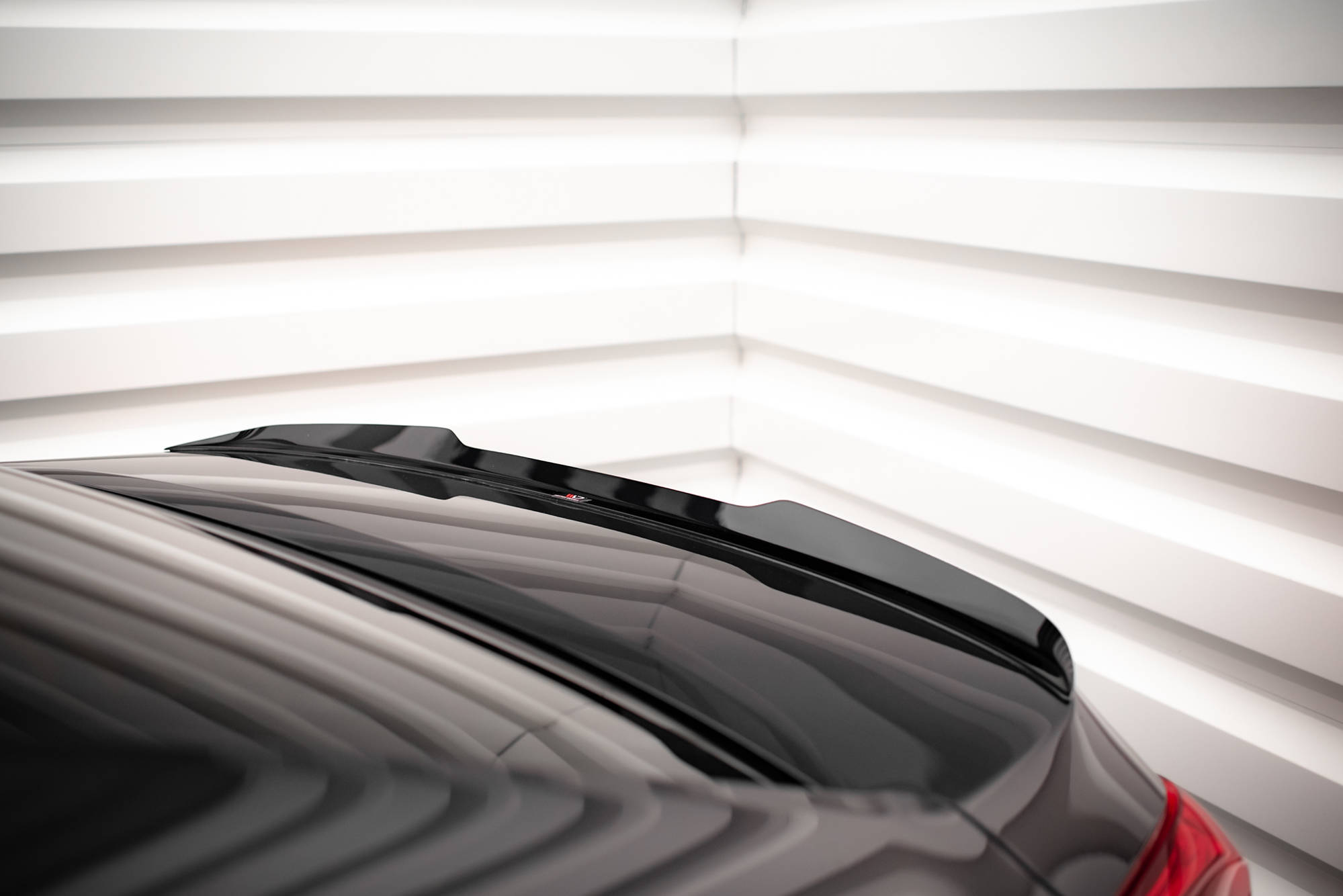 Heck Spoiler Aufsatz Abrisskante passend für Peugeot 508 GT Mk1 FL Carbon Look