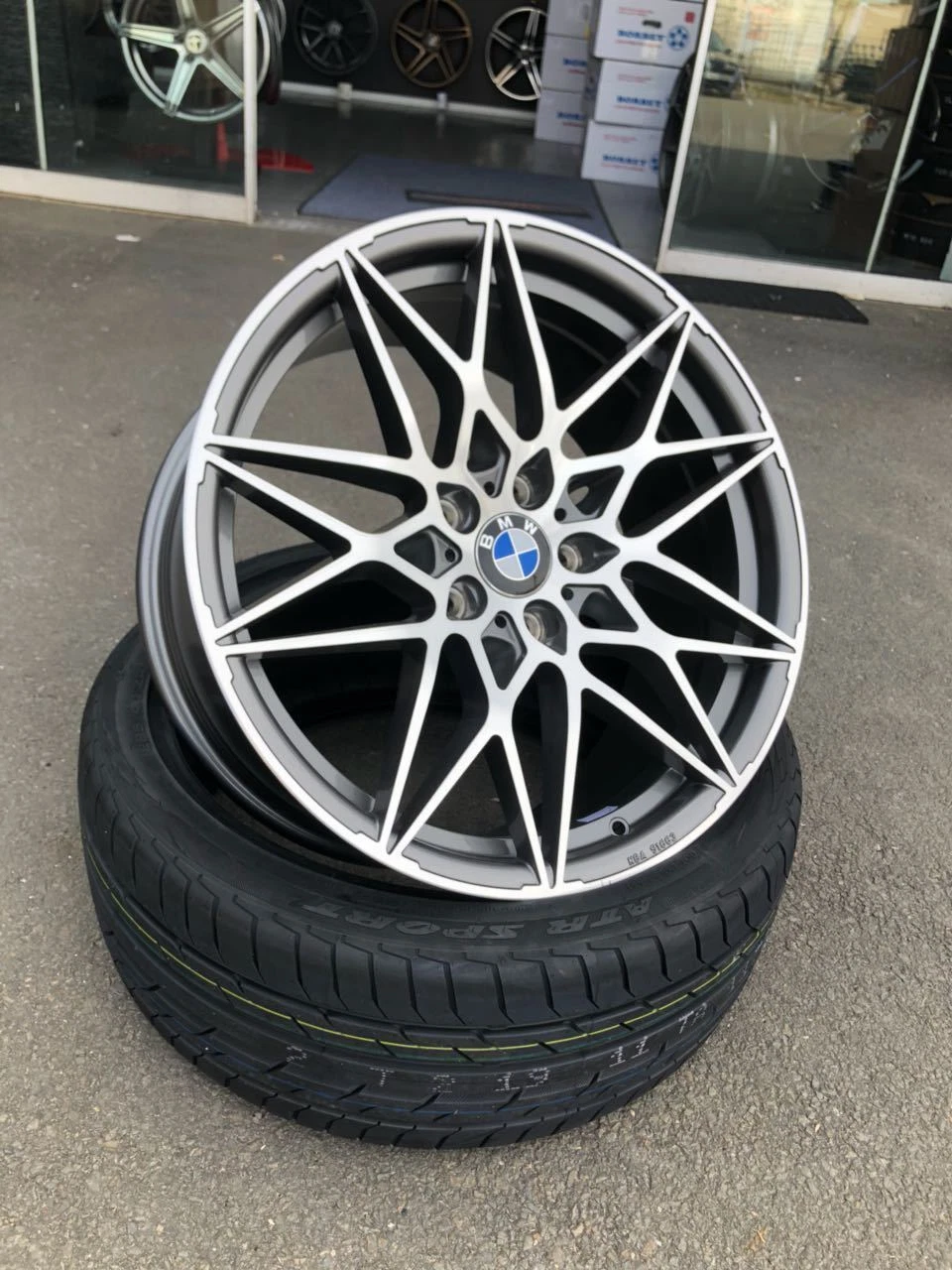 19 Zoll MAM B2 Felgen grau für BMW 5er G30 7er G11 G12 M550i X3 G01 M Paket