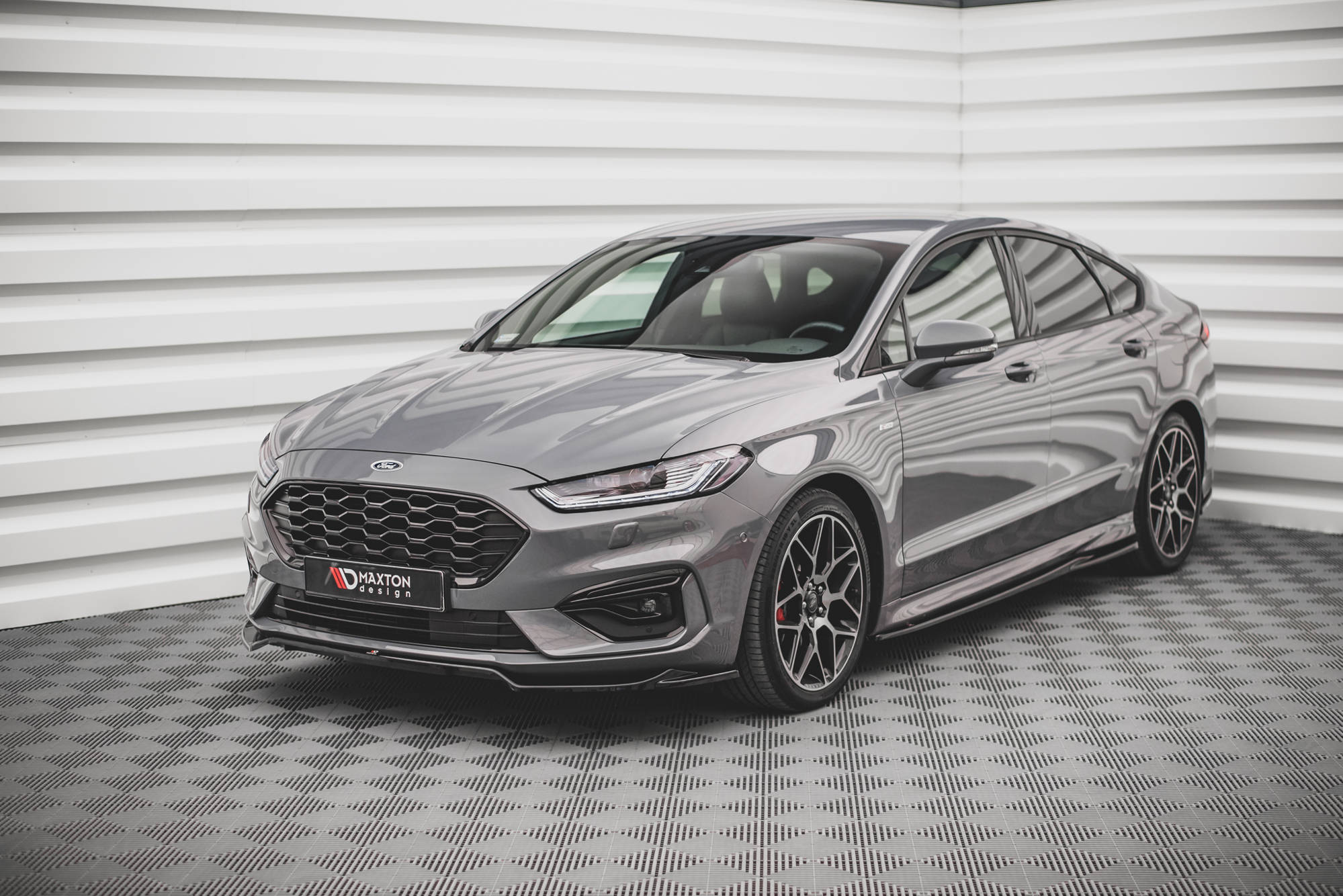 Street+ Seitenschweller Leisten passend für Ford Mondeo ST-Line Mk5 FL schwarz Hochglanz