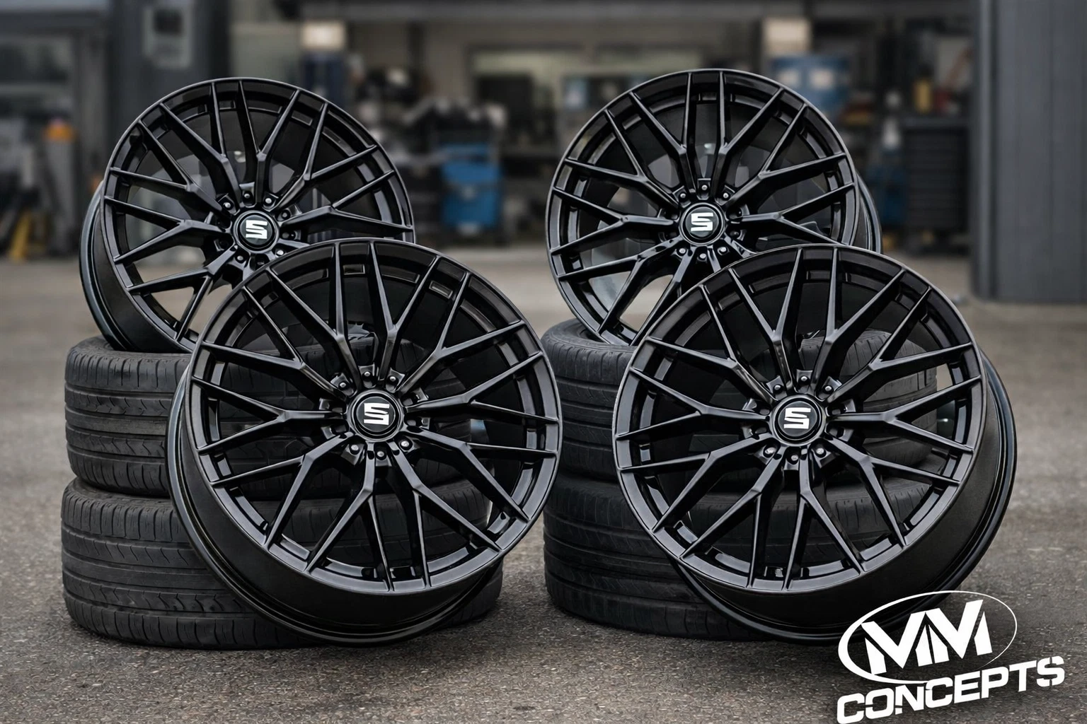 18 Zoll DM08 Felgen für Audi A4 S4 A5 S5 A6 Avant B8 8K B10 F5 F2 S-Line C7 C8