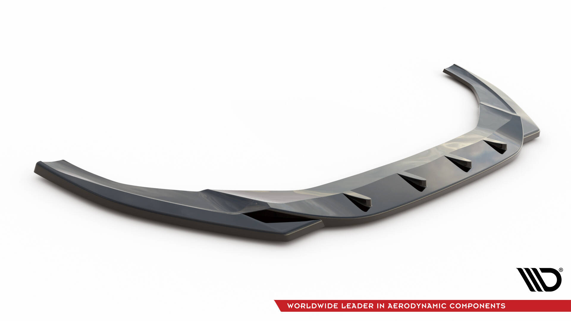 Street+ Spoilerlippe Front Ansatz V.1 passend für Audi S5 / A5 S-Line F5 FL schwarz Hochglanz