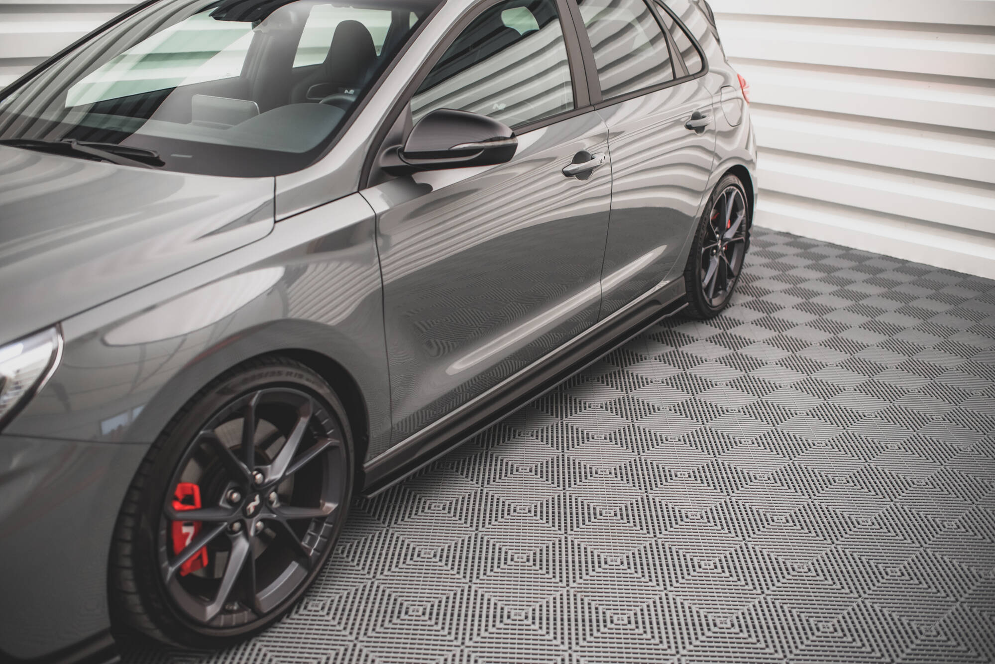 Street Pro Seitenschweller Leisten V.2 passend für Hyundai I30 N / N-Line Hatchback / Fastback Mk3 / Mk3 FL