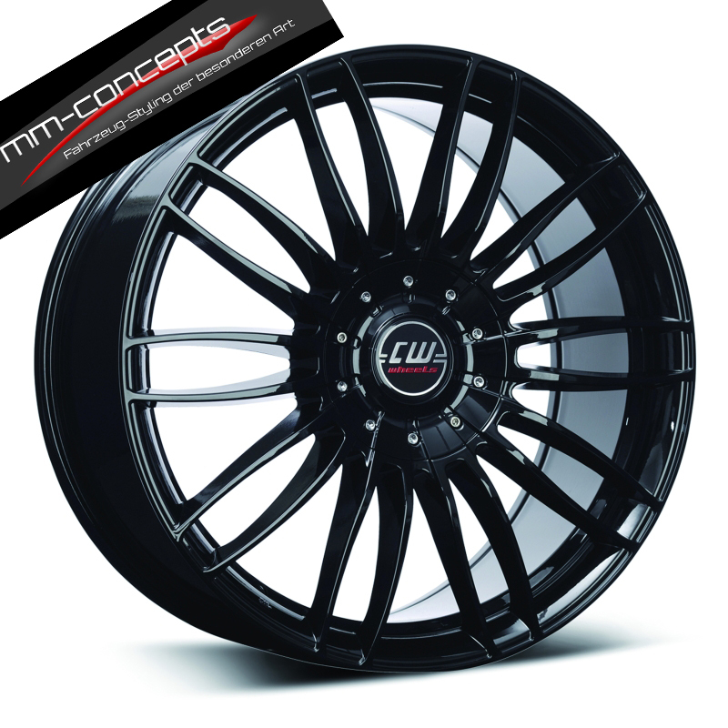 21 Zoll Borbet Felgen für VW Amarok Touareg R5 5x120 et55 Schwarz glänzend CW3