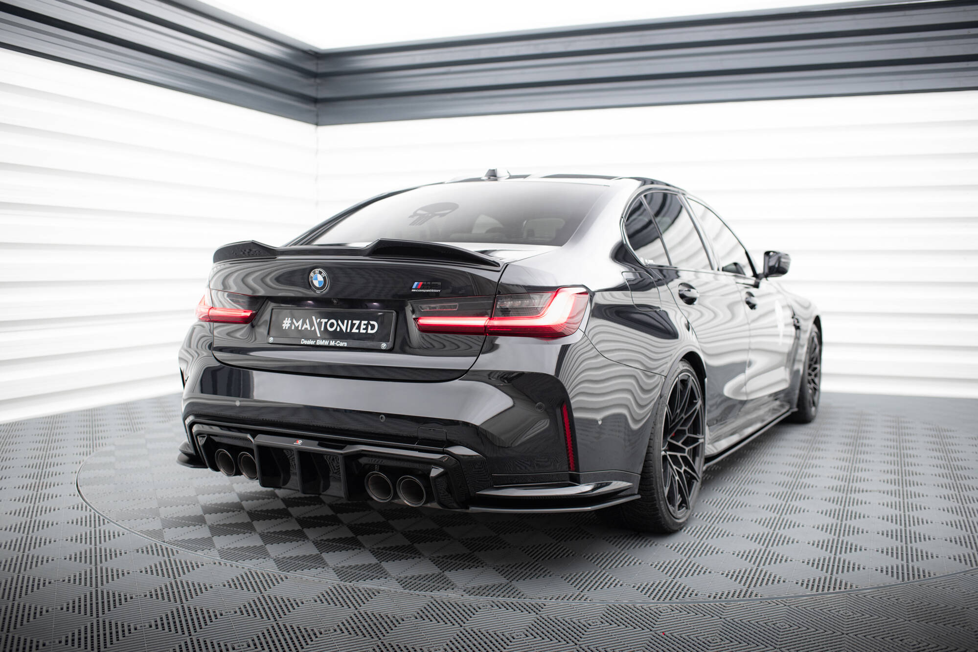 Street Pro Heck Ansatz Flaps V.2 passend für BMW M3 Limousine / Touring G80 / G81