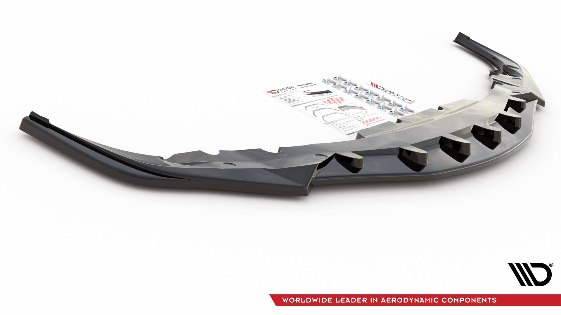 Street+ Spoilerlippe Front Ansatz V.4 passend für Toyota Supra Mk5 schwarz Hochglanz