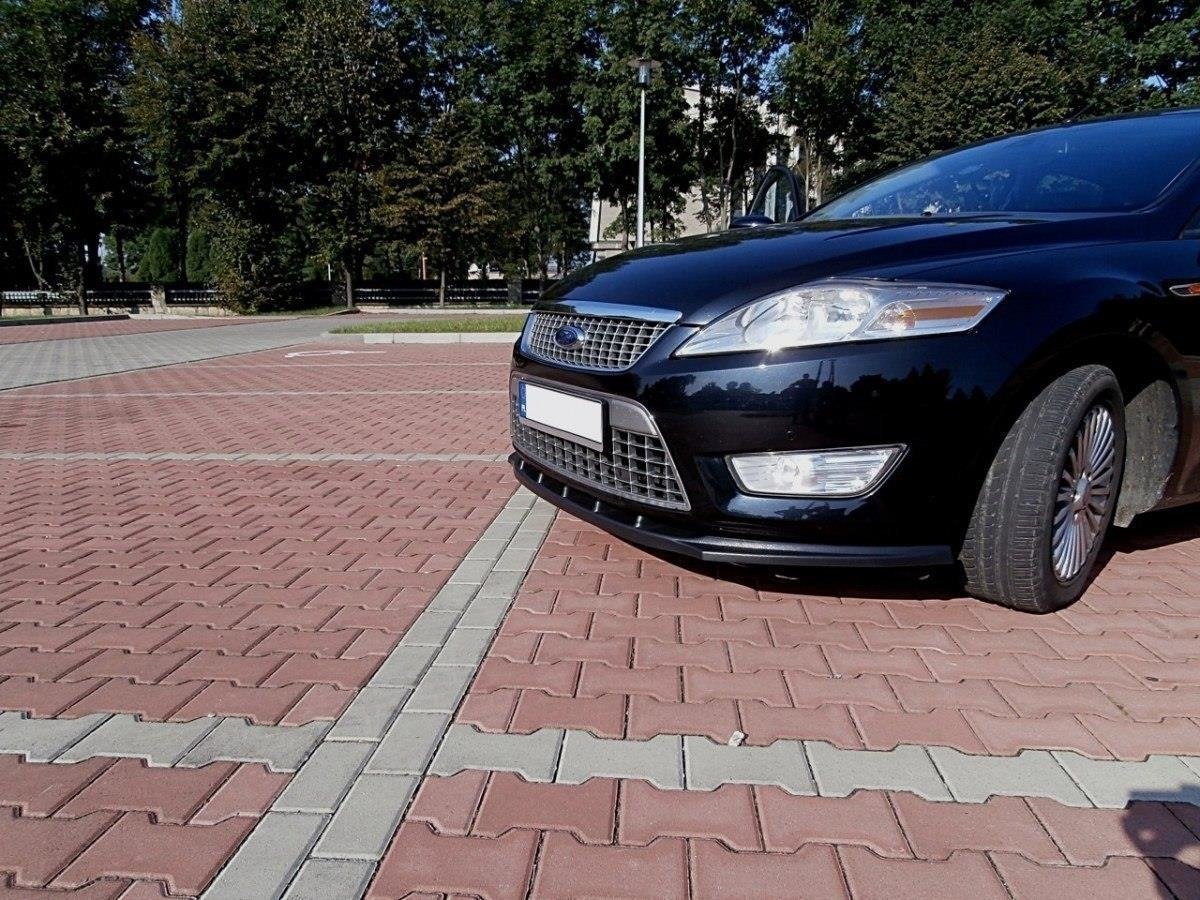 Street+ Spoilerlippe Front Ansatz passend für Ford Mondeo MK4 vor FL schwarz Hochglanz