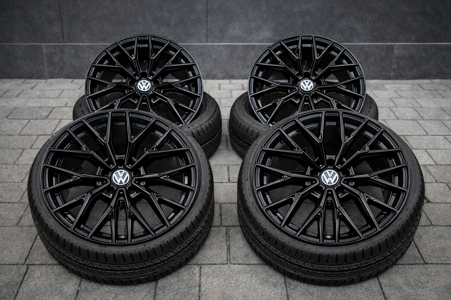 20 Zoll WH37 Felgen für VW Scirocco 13 R Tiguan T-Roc R R-Line Allspace Passat