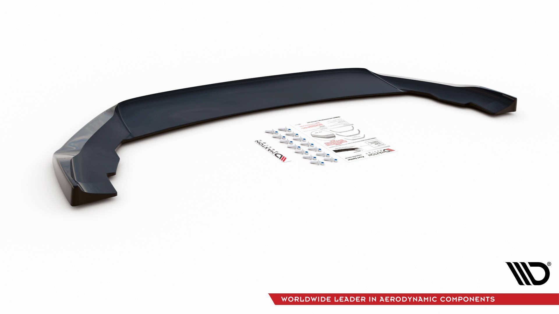 Street+ Spoilerlippe Front Ansatz V.3 passend für Seat Leon FR Mk4 schwarz Hochglanz
