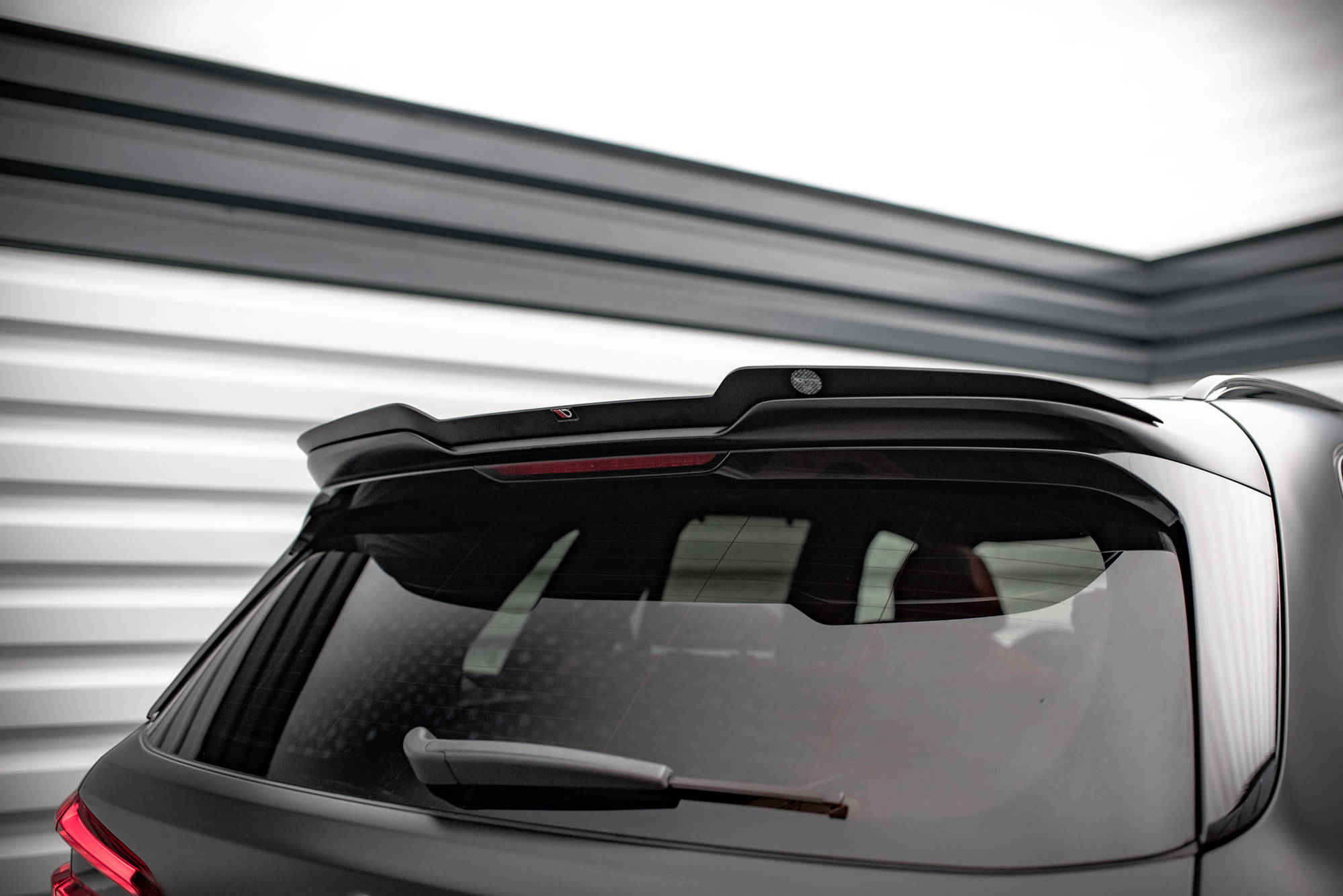 Heck Spoiler Aufsatz Abrisskante passend für BMW X5M F95 / F95 FL schwarz Hochglanz