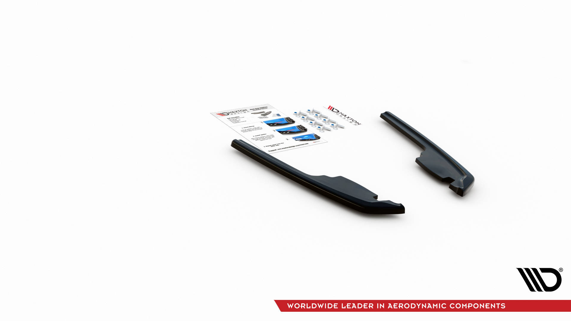 Street+ Heck Ansatz Flaps passend für BMW M235i Gran Coupe F44 schwarz Hochglanz