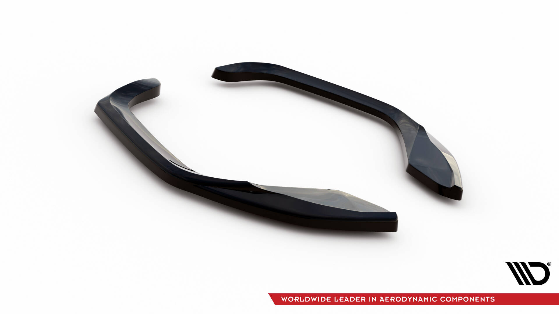 Diffusor Flaps V.1 passend für CUPRA Leon Hatchback Mk1 schwarz Hochglanz